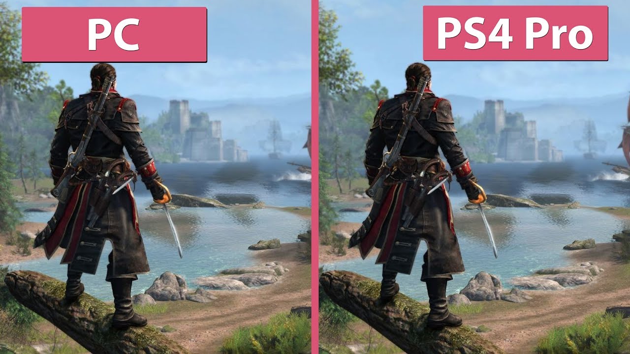 Comparação de Assassin's Creed Rogue Remastered com o original para PC 4