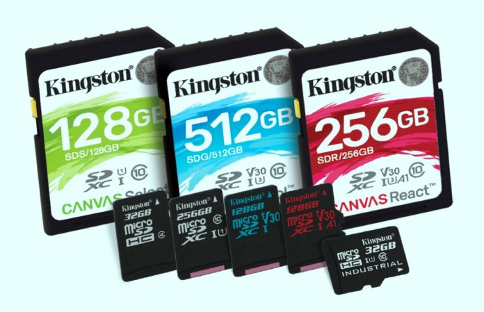 Kingston lança linha Canvas de cartões de memória SD e micro SD 18