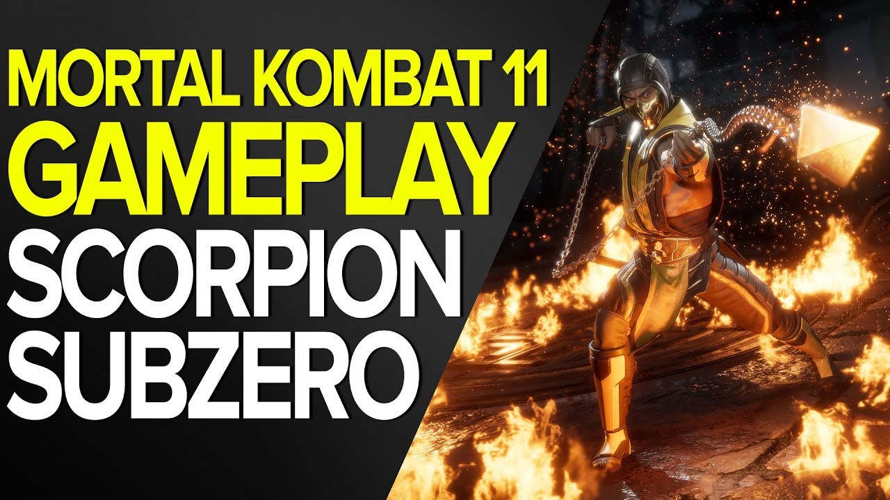 Gameplay de Mortal Kombat 11 com Scorpio x Sub-Zero no Xbox One X em 4K 12