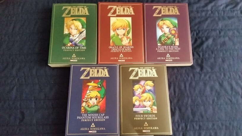 Unboxing da coleção completa dos mangás de Zelda 14