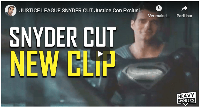 Snyder Cut | Superman aparece com o uniforme preto em vídeo liberado no evento Justice Con 4 Snyder Cut | Superman aparece com o uniforme preto em vídeo liberado no evento Justice Con 4