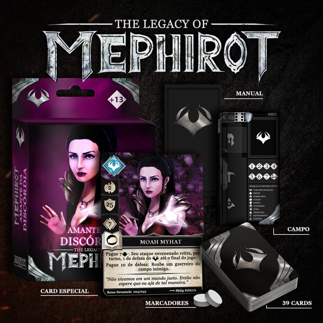 The Legacy of Mephirot é o primeiro Card Game da Mistik Dawn of Soul 7 The Legacy of Mephirot é o primeiro Card Game da Mistik Dawn of Soul 6