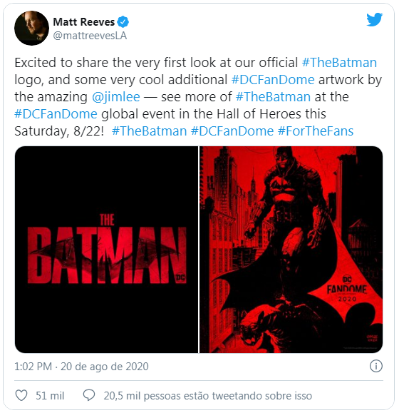 The Batman | Matt Reeves revela logo e arte oficial do longa; confira 2