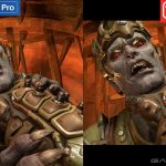 Comparação de Doom Eternal no Switch com o PS4 PRO 3