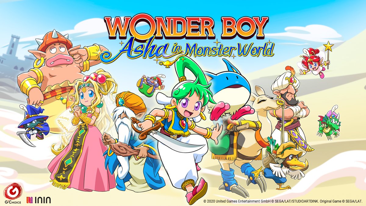 Trailer de Wonder Boy: Asha in Monster World com"Asha e Pepelogoo em ação" 2