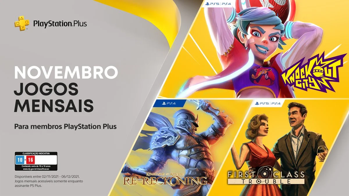 [OFICIAL ]PS Plus Novembro de 2021 - 6 Jogos gratuitos