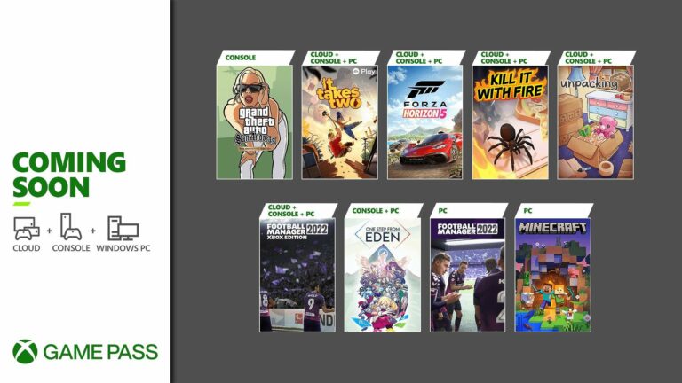 Xbox Game Pass novembro de 2021 com GTA San Andreas, Kill It with Fire e mais