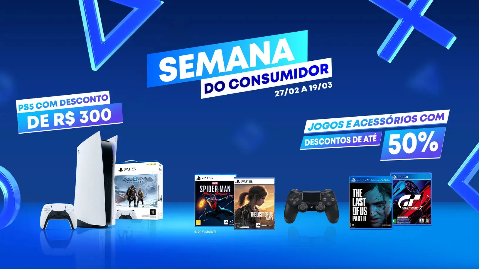 PlayStation: Promoção da Semana do Consumidor começa hoje com descontos de até 50%