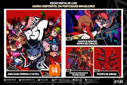 Persona 5 Tactica terá legendas em português do Brasil via atualização gratuita 8