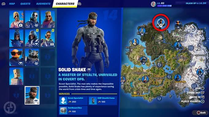 Solid Snake chega a Fortnite em nova atualização 2 Solid Snake chega a Fortnite em nova atualização 2
