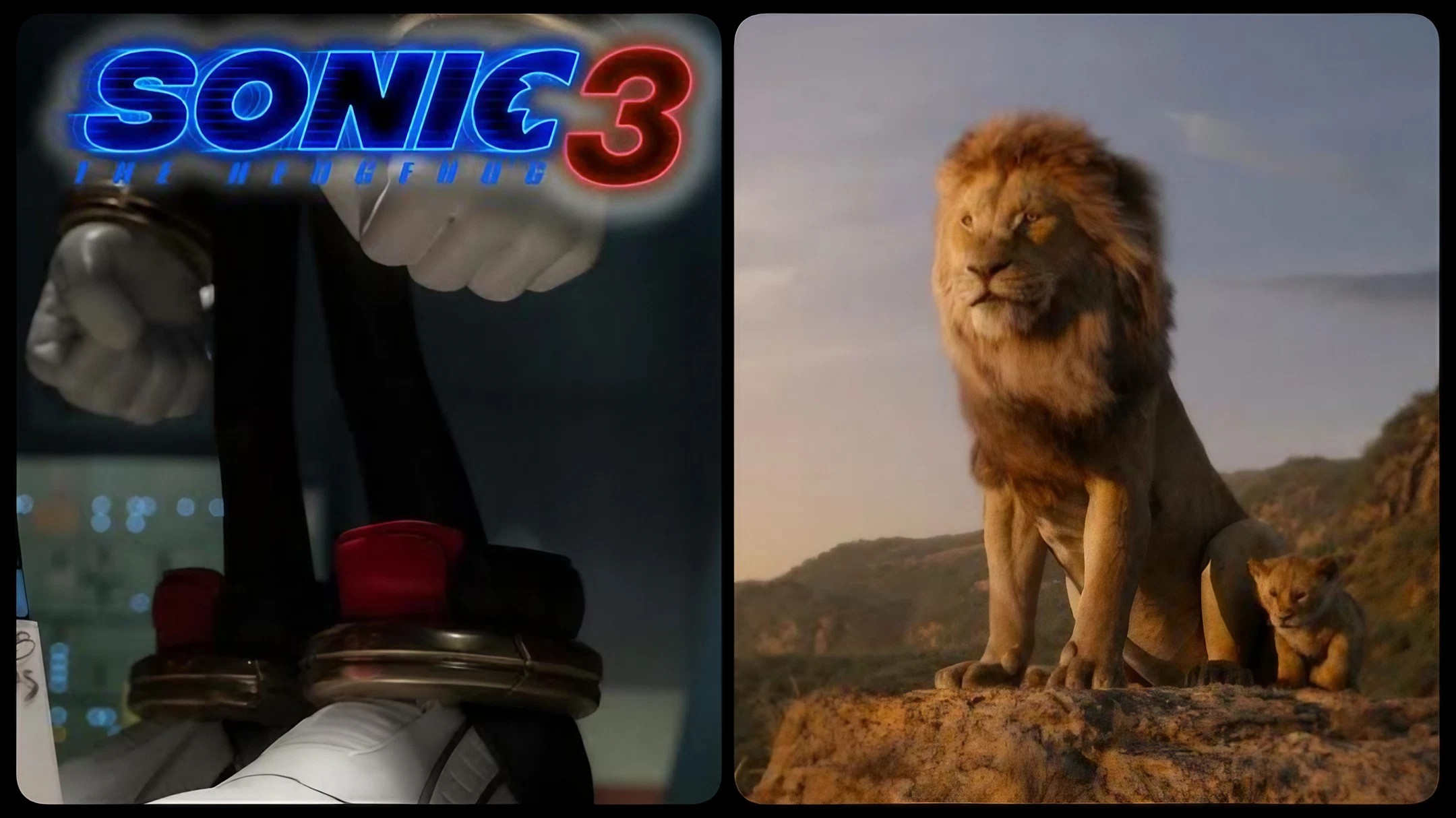 Isso é cinema! Fãs do filme Sonic 3 querem desbancar Mufasa 13