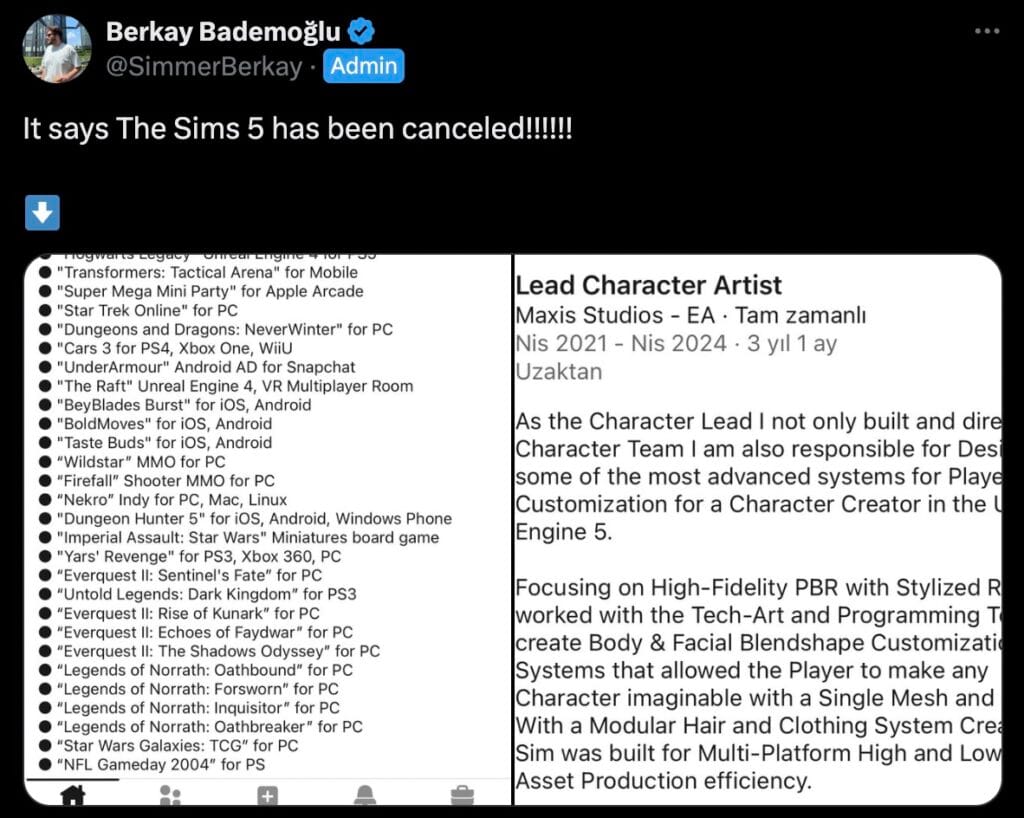 The Sims 5 cancelado pela EA? Confira os fatos 2 The Sims 5 cancelado pela EA? Confira os fatos