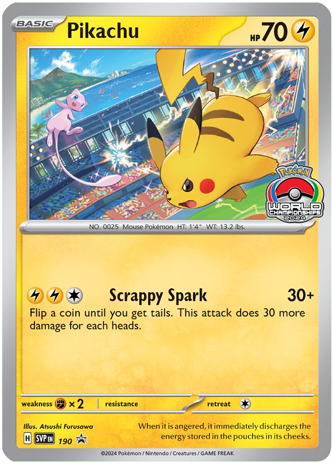 Nova Carta Exclusiva do Pikachu Para o Mundial de Pokémon 2024 é Apresentada! 3 Nova Carta Exclusiva do Pikachu Para o Mundial de Pokémon 2024 é Apresentada! 2