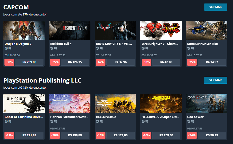 2500 jogos em promoção na Nuuvem