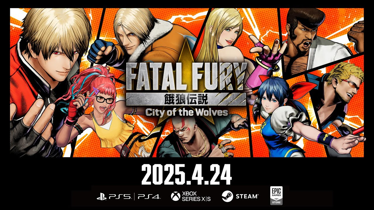 FATAL FURY: City of the Wolves chega em 24 de abril de 2025
