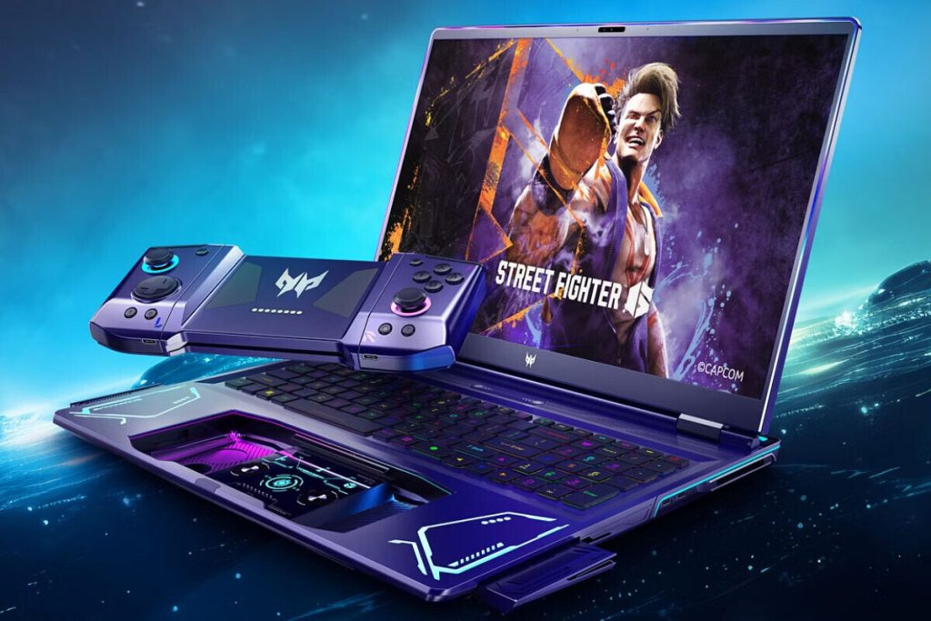 Project DualPlay, um PC com Joy-Cons ao estilo do Nintendo Switch. 2 Conceito visual de como seria o Project DualPlay