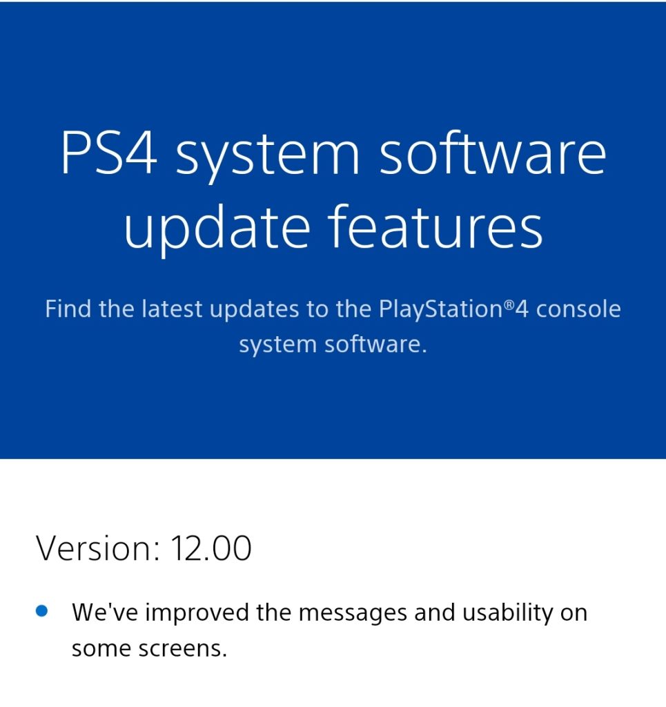 Playstation 4 ainda vive - Nova atualização é lançada 2 Melhoria PS4 nova Atualização 12