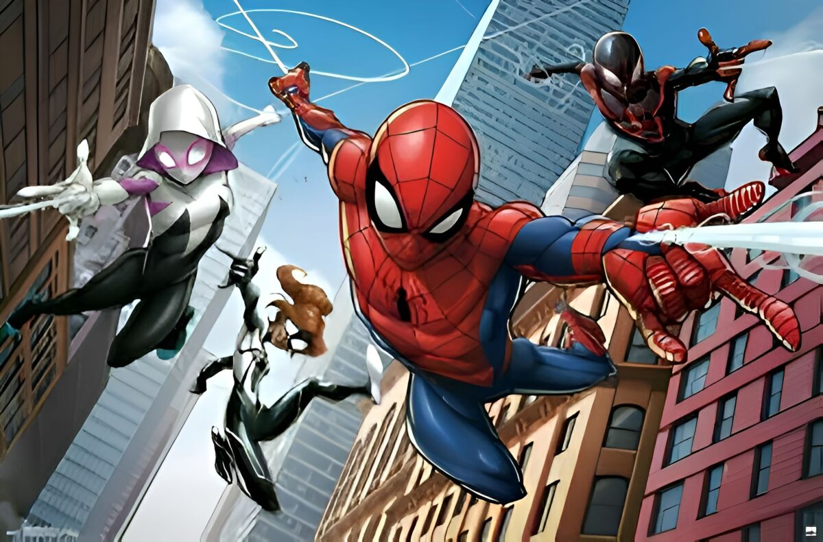 Spiderman Team-3D Doppelfedermäppchen – Mit 2 Reißverschlussfächern, Innenfutter, Ca. 10x22,5x7 Cm