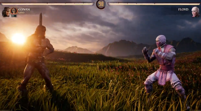 Jogadores se unem e descobrem como enfrentar Floyd, o Ninja Rosa, em Mortal Kombat 1 3 Floyd em ação