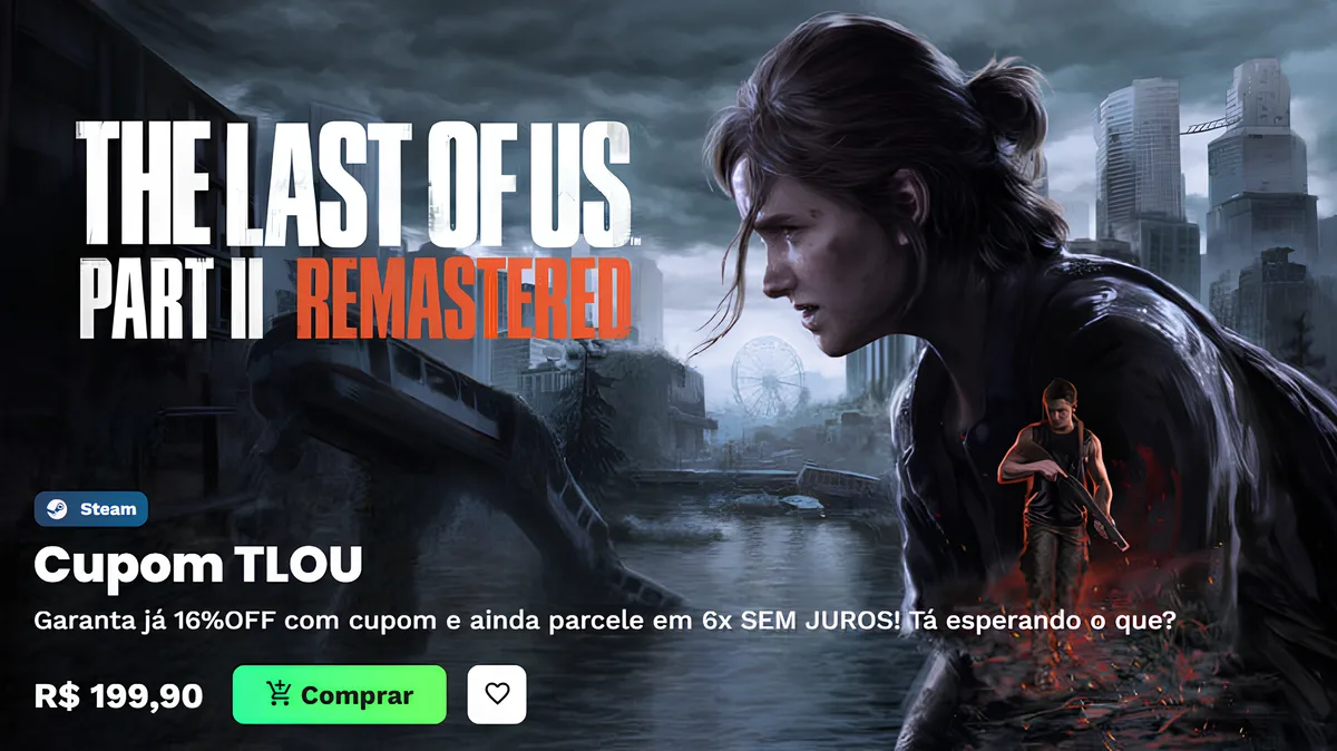 The Last of Us Part II Remastered com 16% OFF