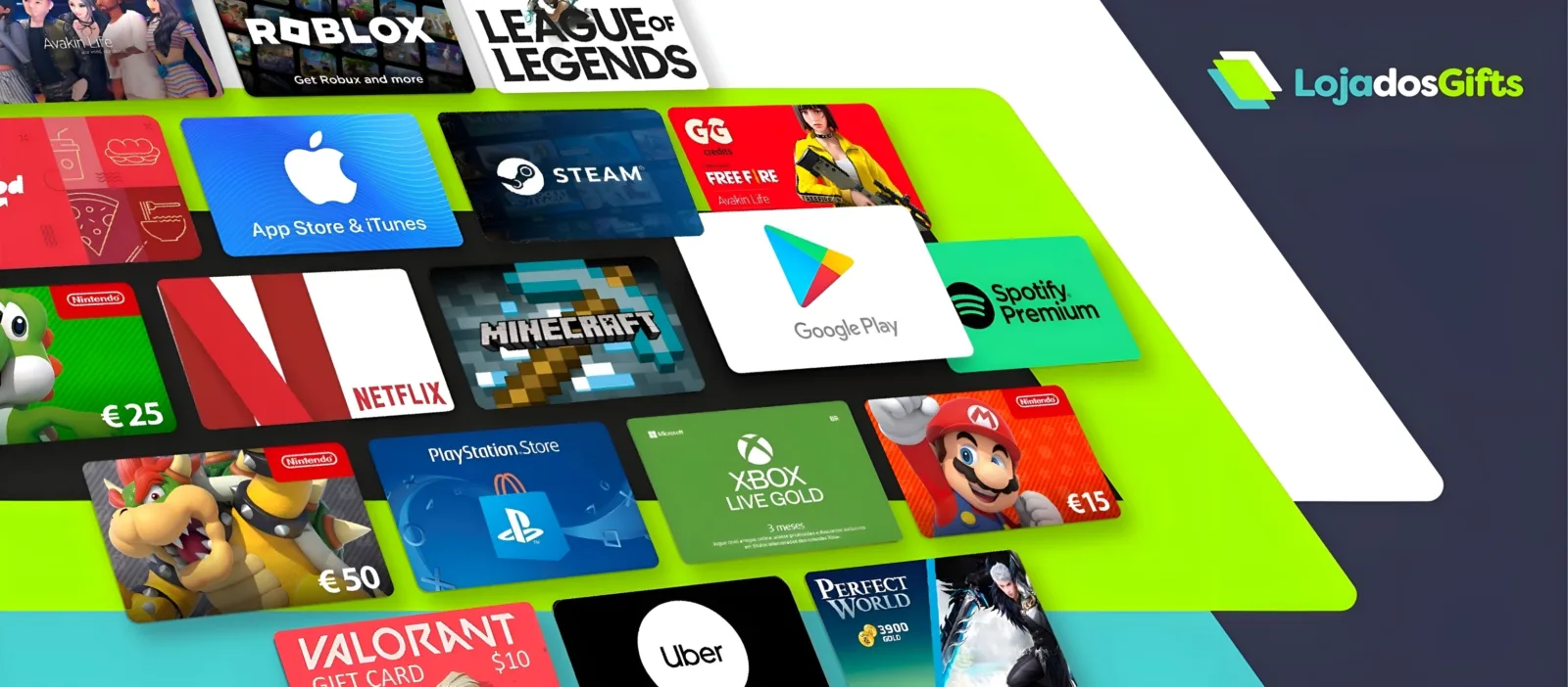 Descubra a Loja dos Gifts: O melhor lugar para comprar Gift Cards com rapidez e facilidade 1