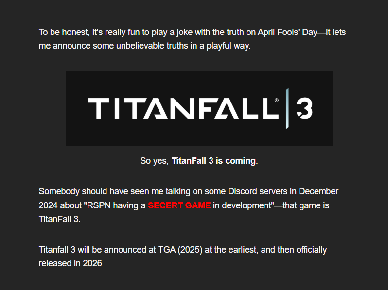 Titanfall 3 - Game Deve Ser Lançado em 2026 2 Lançamento de Titanfall 3 em 2026