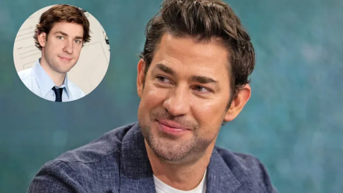 John Krasinski como Jim em The Office em possivel para The Paper