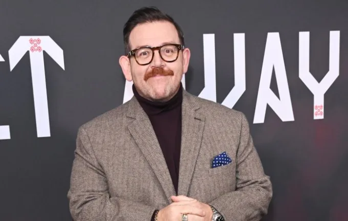 Nick Frost em premiere