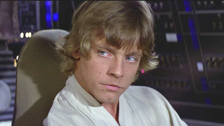 mark hamill como luke skywalker