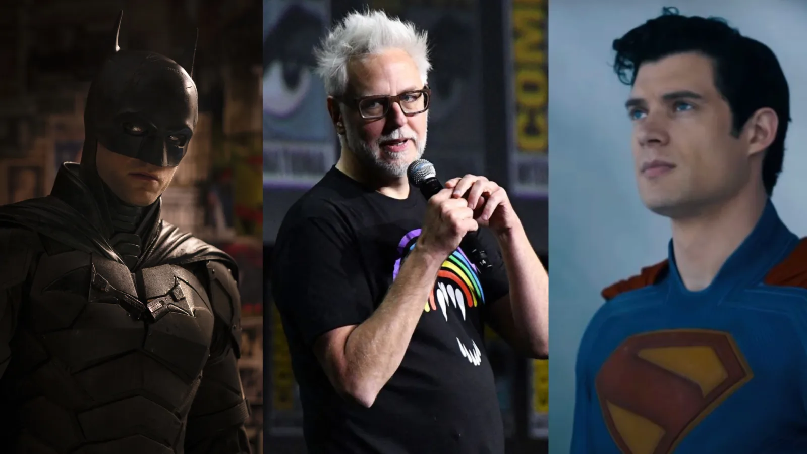 Batman de Pattinson e Superman de Corenswet