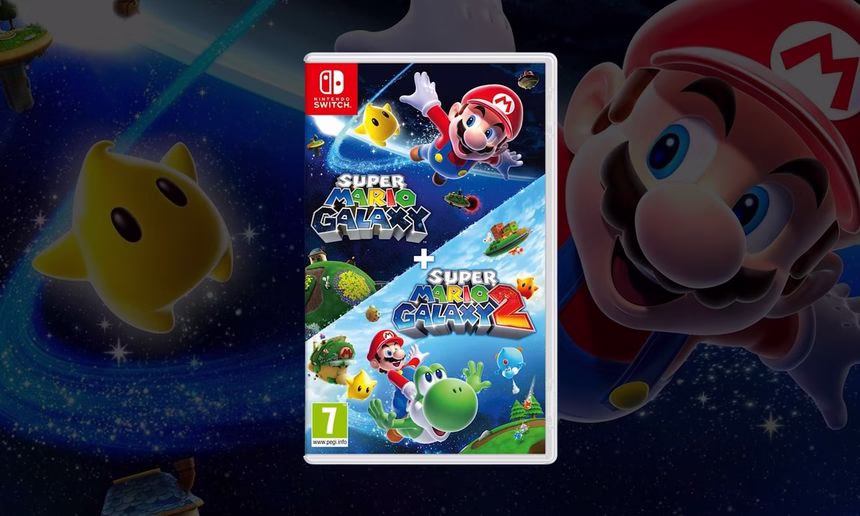 Super Mario Galaxy 1 e 2 Brilham no Switch 