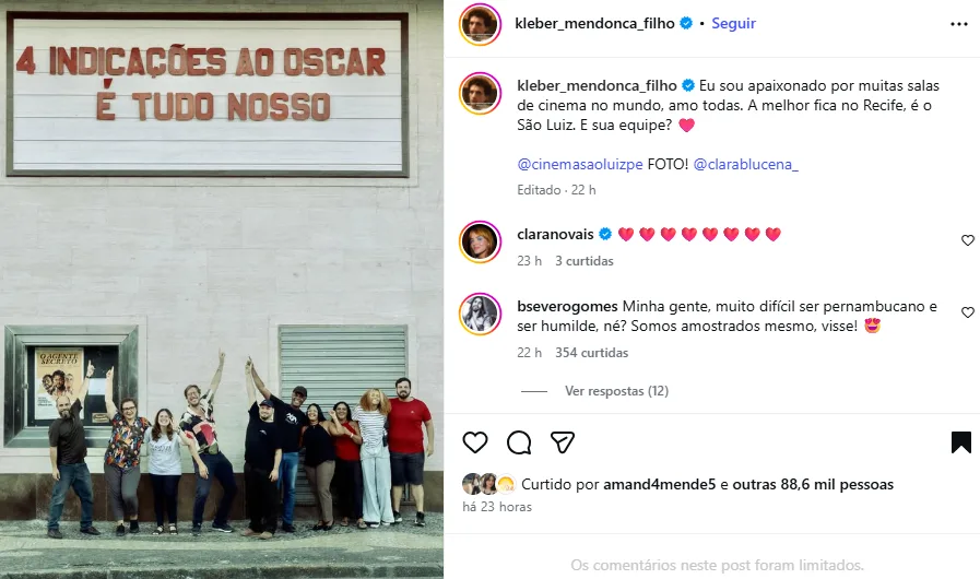 É tetra! O Agente Secreto é indicado a 4 categorias no Oscar 5 É tetra! O Agente Secreto é indicado a 4 categorias no Oscar