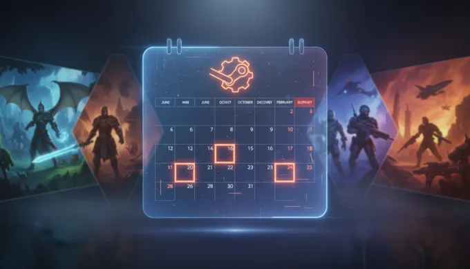 Valve Revela o Calendário de Promoções da Steam em 2026 para o Primeiro Semestre