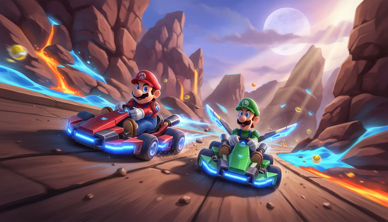 Mario Kart World Recebe Atualização 1.5.0: Team Races, Novo Idioma e Mais