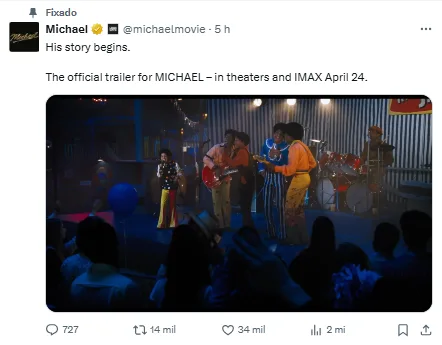 ‘Michael’: confira novo trailer da cinebiografia de Jackson 2 ‘Michael’: confira novo trailer da cinebiografia de Jackson