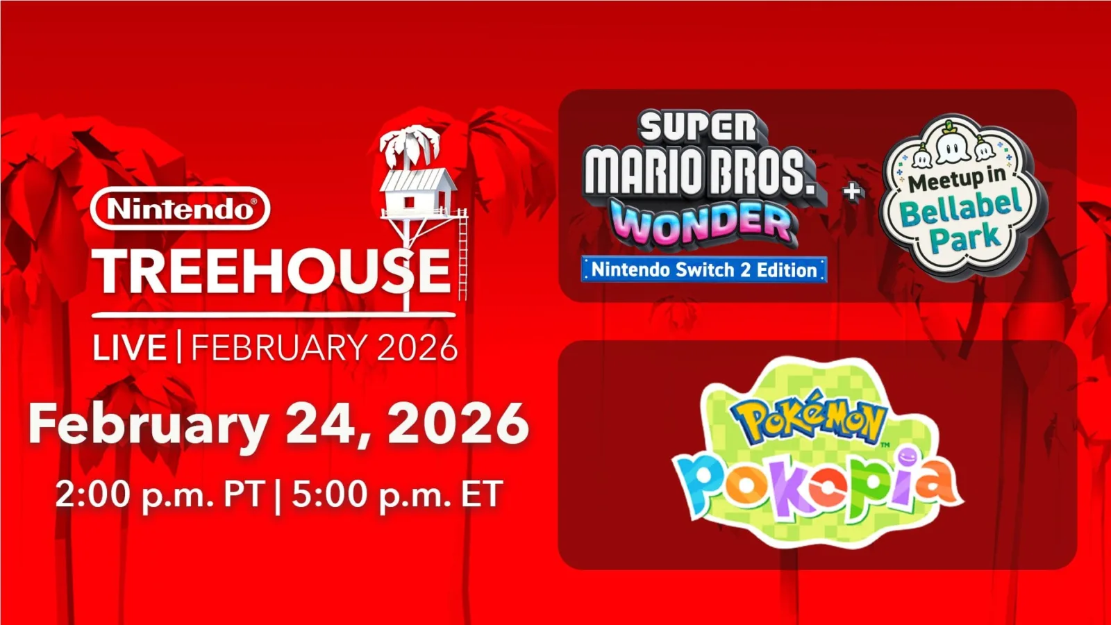Nintendo Treehouse: Live anunciada com foco no Switch 2