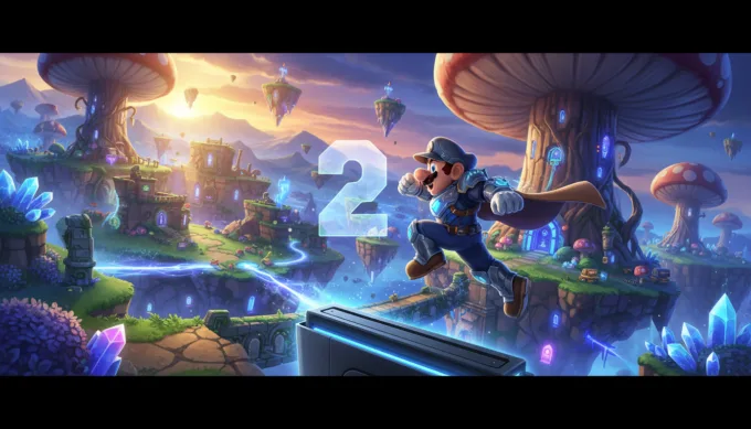 Novo Mario 3D: Próximo jogo deve chegar em 2026 para impulsionar o Switch 2