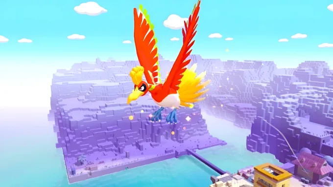 Ho-Oh em Pokémon Pokopia: Como encontrar e obter Penas Arco-Íris 1