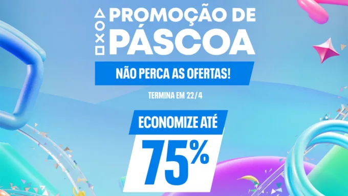 Promoção de Páscoa na PlayStation Store: Jogos de PS4 e PS5 com até 75% de desconto