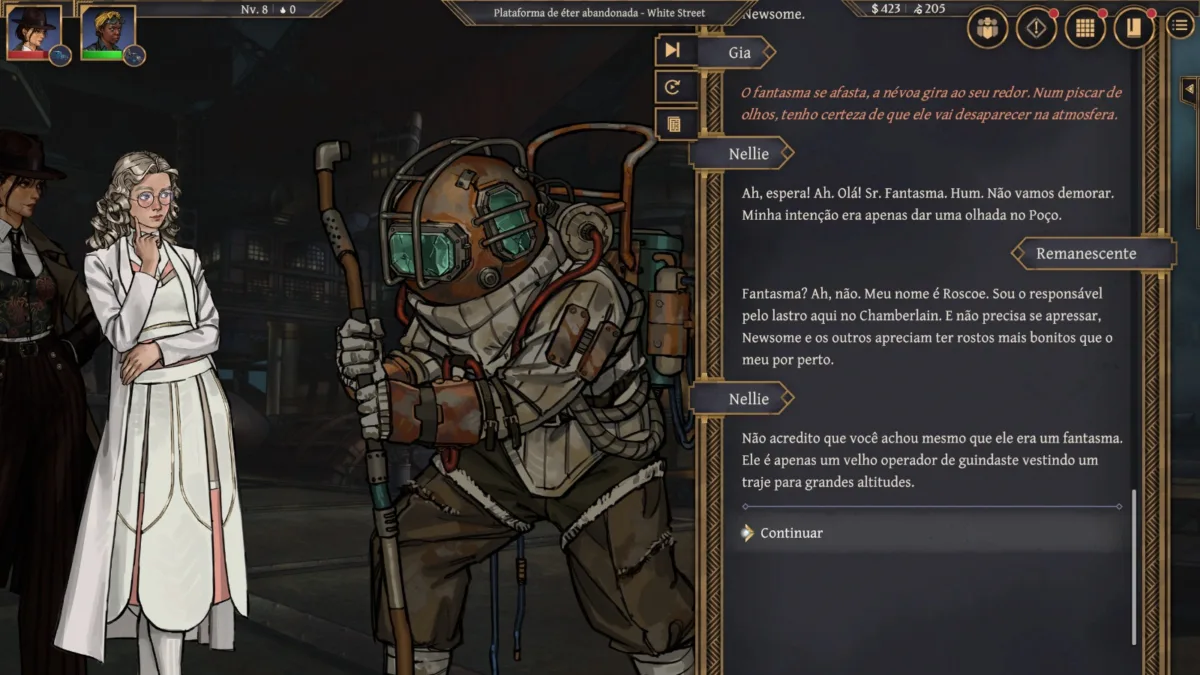 Review Aether & Iron: Um RPG Narrativo Imersivo e Único 4 Review Aether & Iron: Um RPG Narrativo Imersivo e Único 3