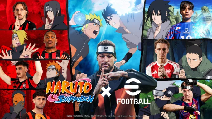 EFootball™ e Naruto Shippuden: Colaboração épica une futebol e ninjas