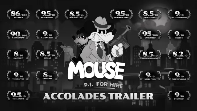 MOUSE: P.I. For Hire conquista crítica e ganha trailer de celebração