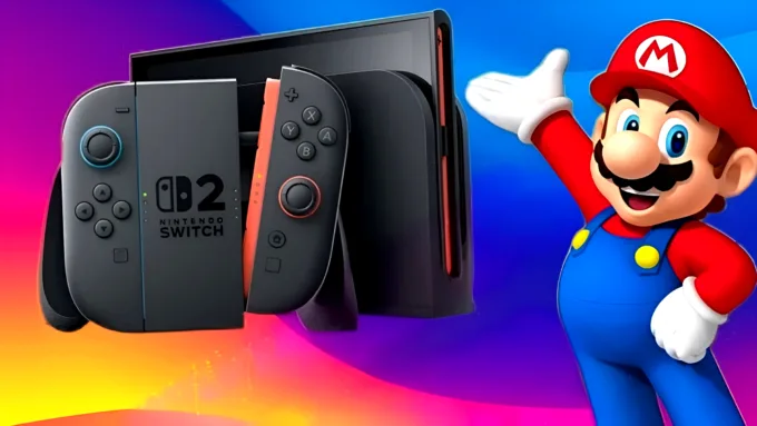 Nintendo Switch 2 com Bundle Super Mario Galaxy em Promoção com Desconto de $20 1