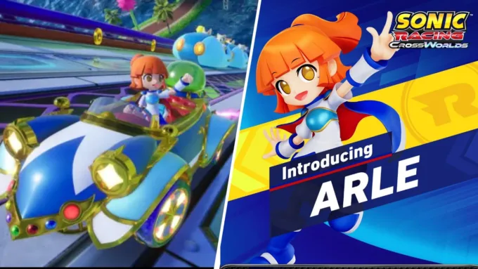 Sonic Racing: CrossWorlds recebe atualização gratuita com Arle de Puyo Puyo