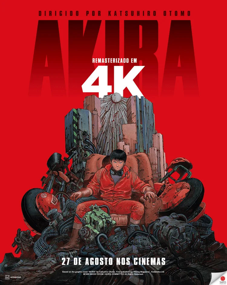 Akira: Clássico retorna aos cinemas brasileiros em versão 4K 2 Akira: Clássico retorna aos cinemas brasileiros em versão 4K