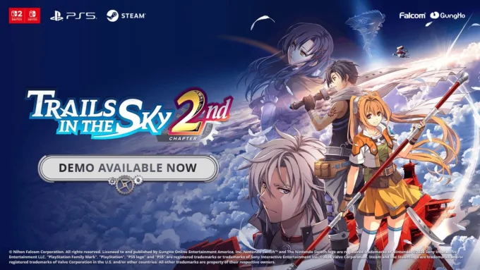 Demo oficial de Trails in the Sky 2nd Chapter já pode ser jogada no PC e consoles