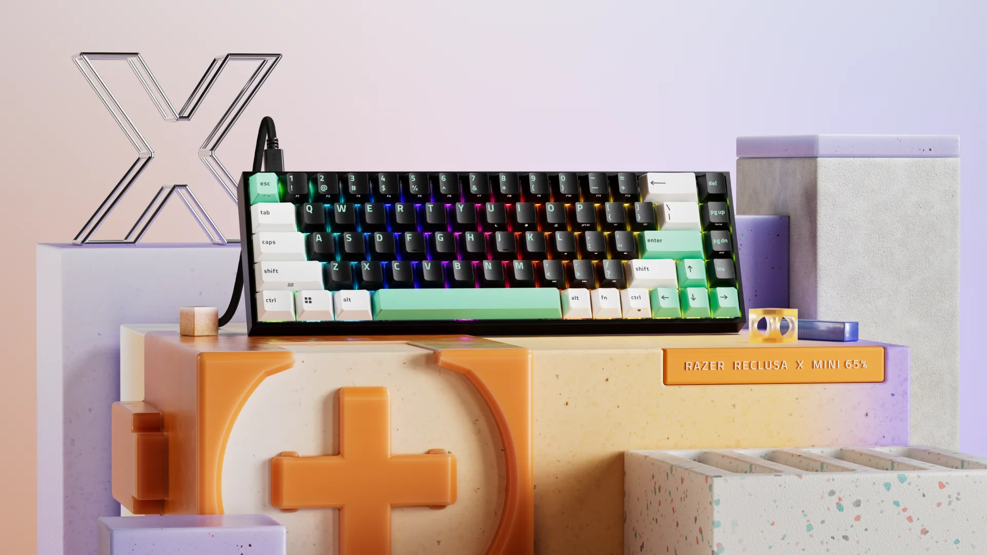 Razer Reclusa X Mini 65% estreia com foco em personalização e alto desempenho para jogos