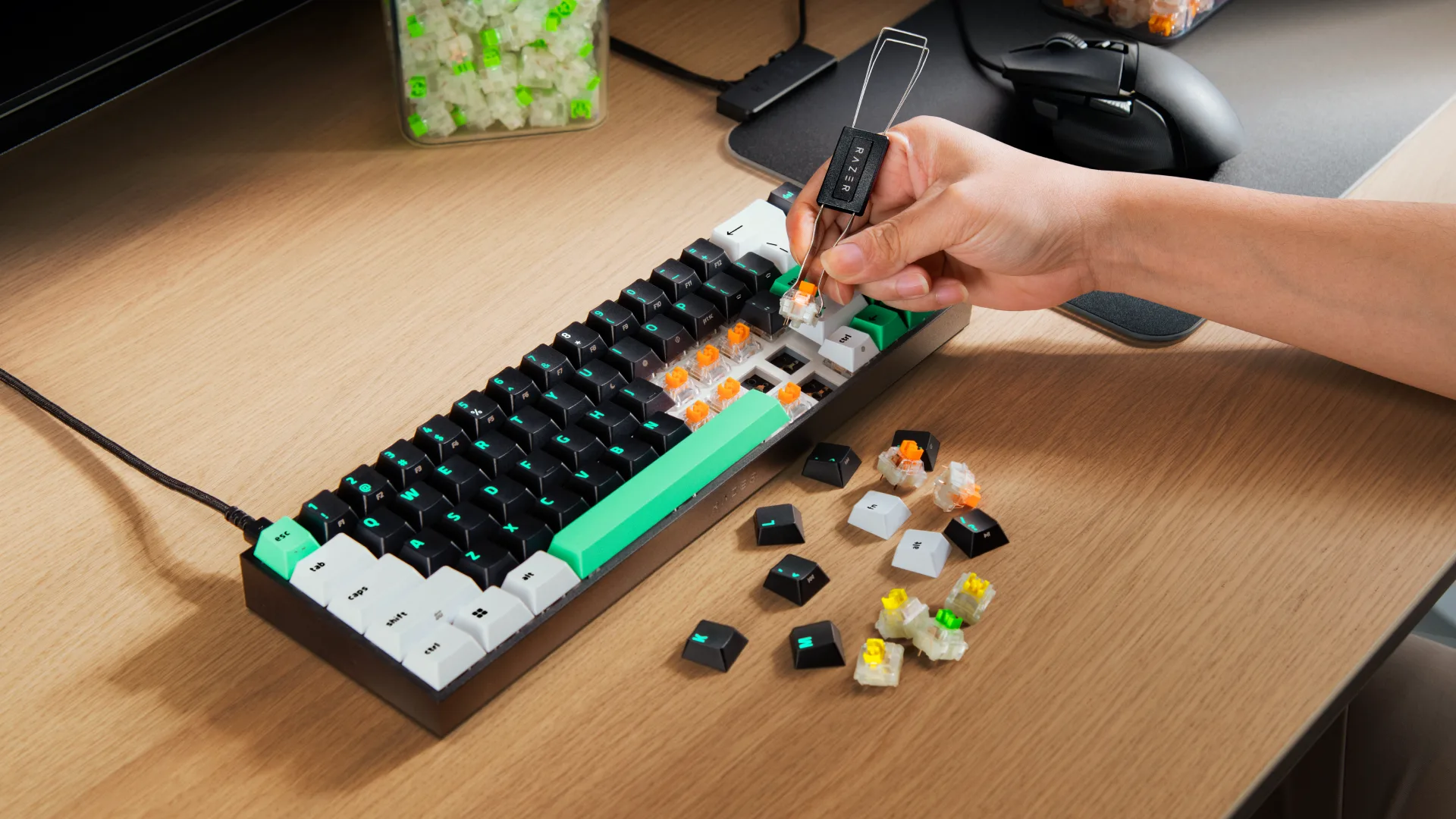 Razer Reclusa X Mini 65% estreia com foco em personalização e alto desempenho para jogos 4 Razer Reclusa X Mini 65% estreia com foco em personalização e alto desempenho para jogos